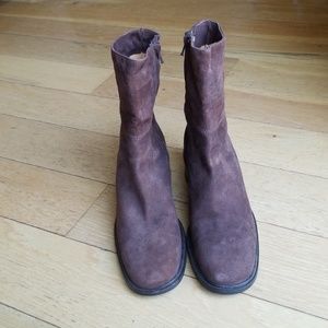 Coach suede boots